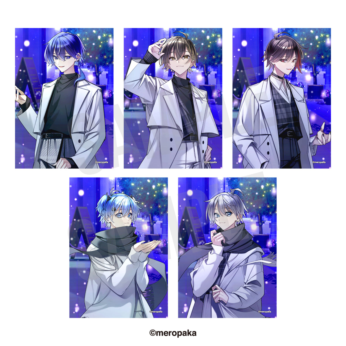 12月下旬以降順次発送予定】めろぱか ランダムブロマイドくじ 冬グッズ