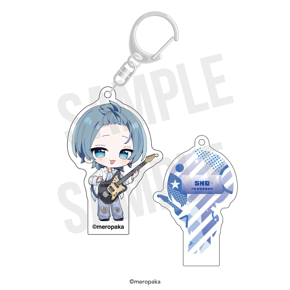 歌い手 晴歩 アクキー 数量限定】アクリルキーホルダー 革命歌唱女 ver.(サムライ翔) – めろ