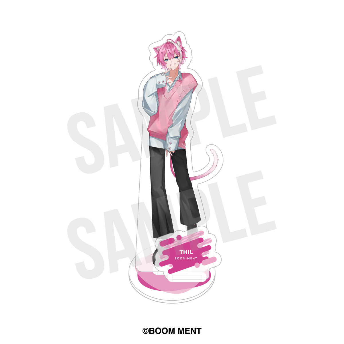 受注生産】BOOM MENTアクリルスタンド Blue Flame ver.(てぃる