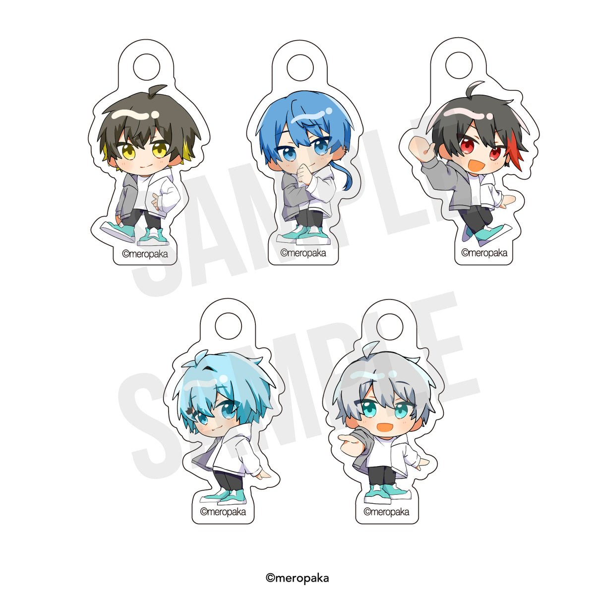 【未使用】ダイヤのA アニメガ　ランダム　アクキー　5種　フルコンプ 未使用】ダイヤのA アニメガ ランダム アクキー 5種 フルコンプ