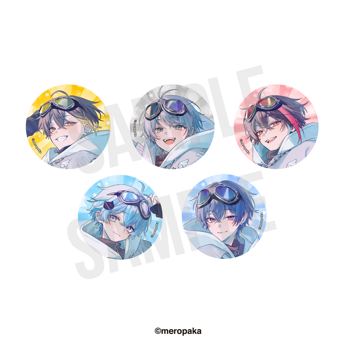 数量限定】めろぱかランダム缶バッジ 2026年春 ver. – めろぱかマーケット