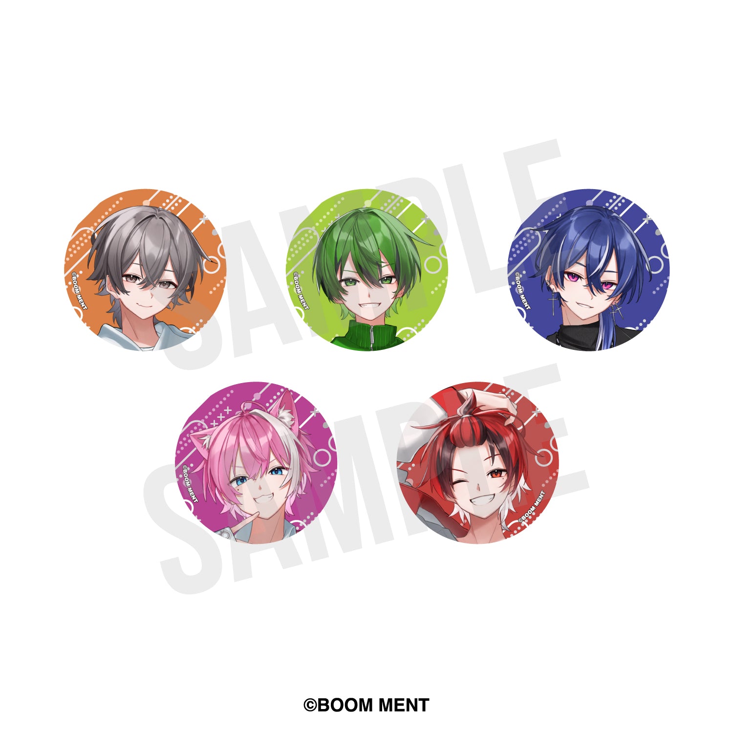 受注生産】BOOM MENTランダム缶バッジ 2025年夏ver. – めろぱか