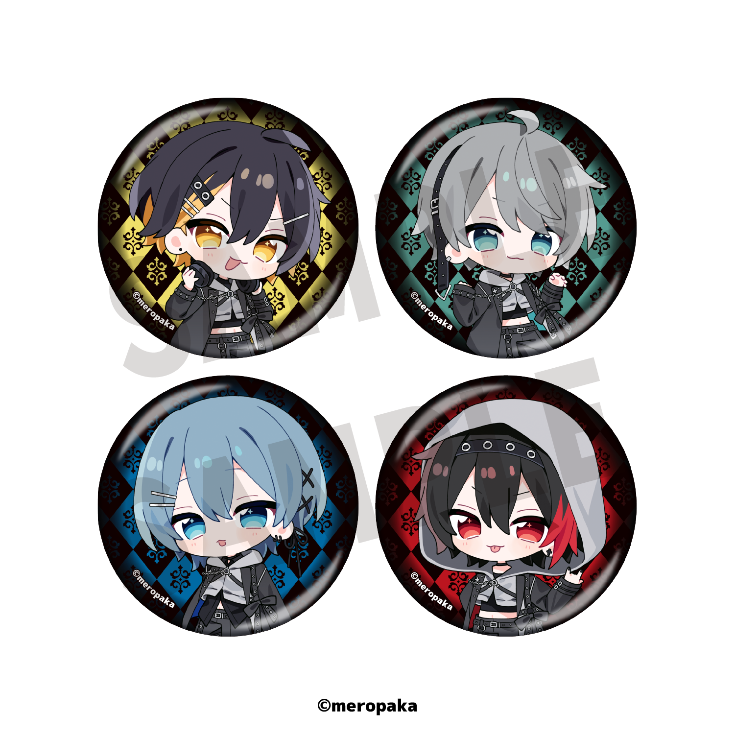 数量限定】めろぱかランダム缶バッジ Me 論破 Rap Requiem ver. – めろ 数量限定】めろぱかランダム缶バッジ Me 論破 Rap Requiem ver. – めろ