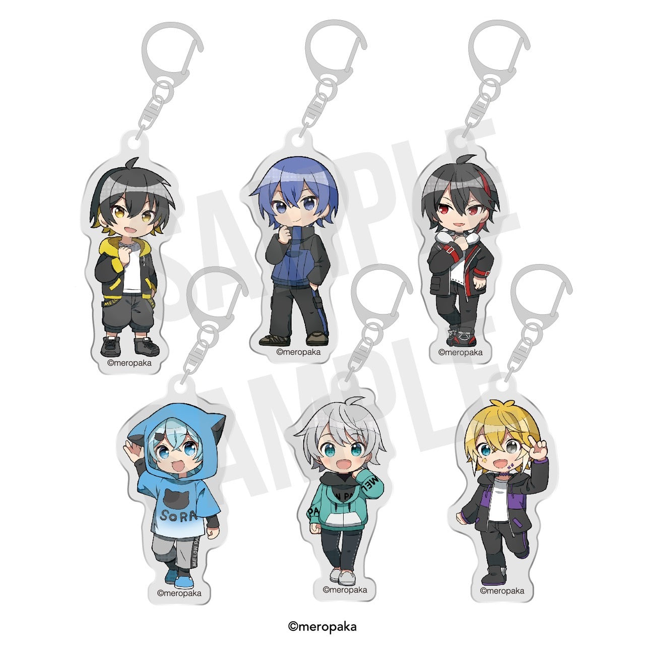 数量限定］アクリルキーホルダー ラウンドワンコラボ 2024ver. KAITO