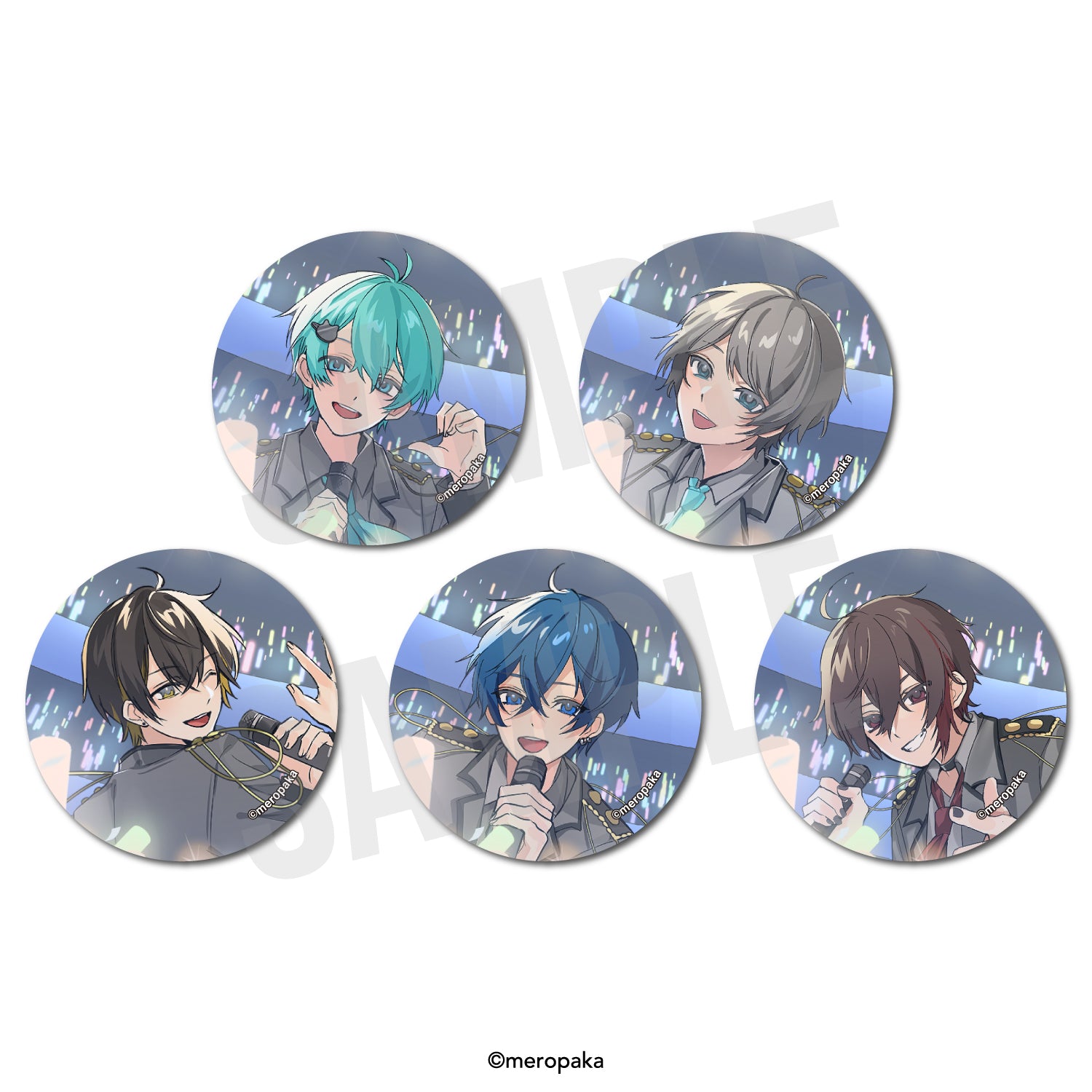 のっき　きみゆめ　めろぱか　缶バッジ めろぱか のっき シークレット 文化祭 ランダム缶バッジ - メルカリ